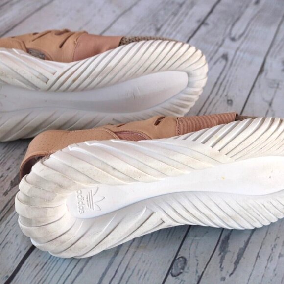 Adidas Tubular Doom Primeknit Mens Sneakers Pale Nude BB2390 main image 7